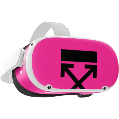 Black and Pink Arrows Oculus Quest 2 Skin